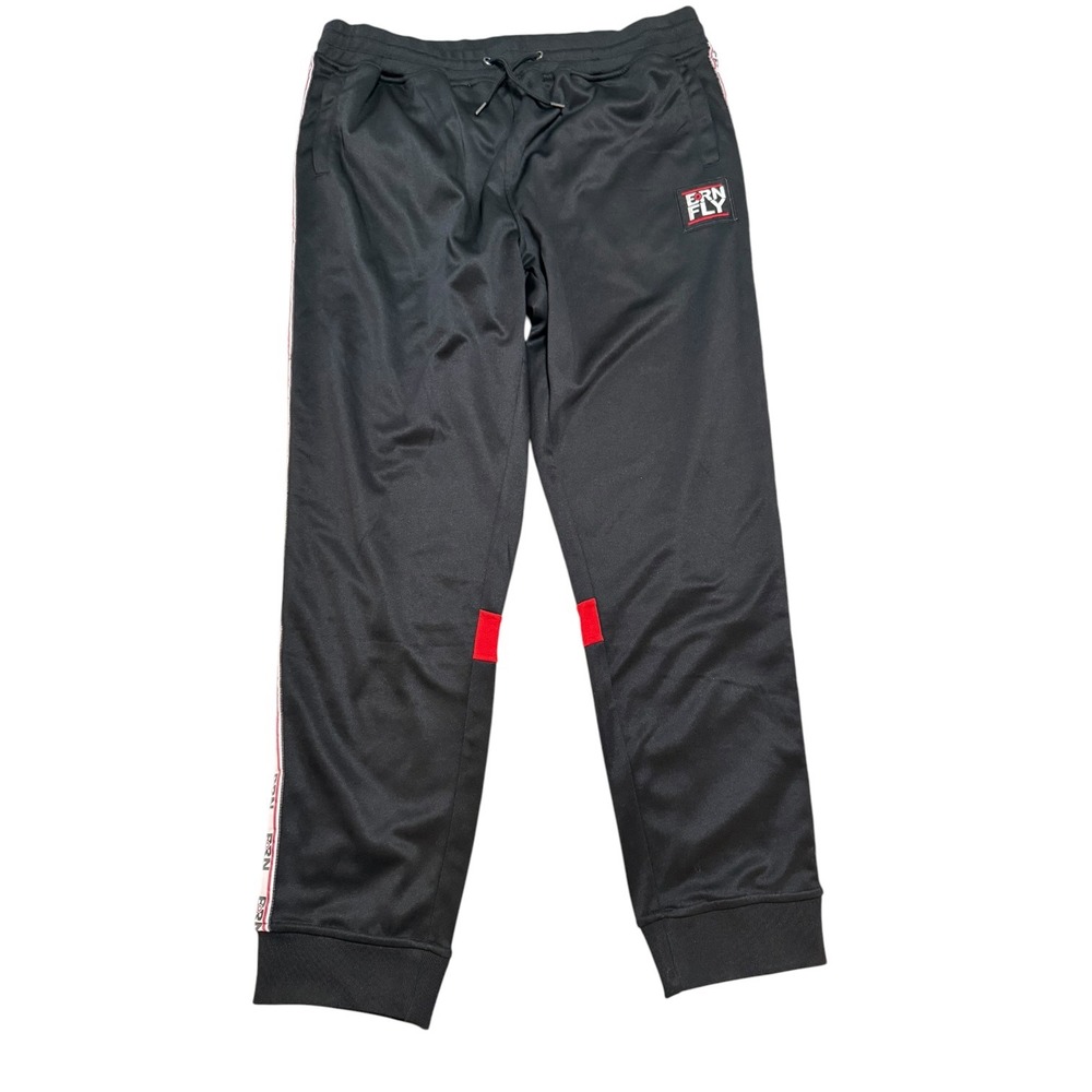 NWT Born Fly Streetwear Men's 3XL Black Track Pants Urban Joggers Hip Hop